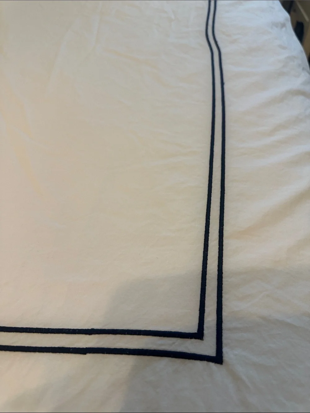 Ella Jayne Navy and White Duvet Cover Set - full/queen Classic Navy Stripe
